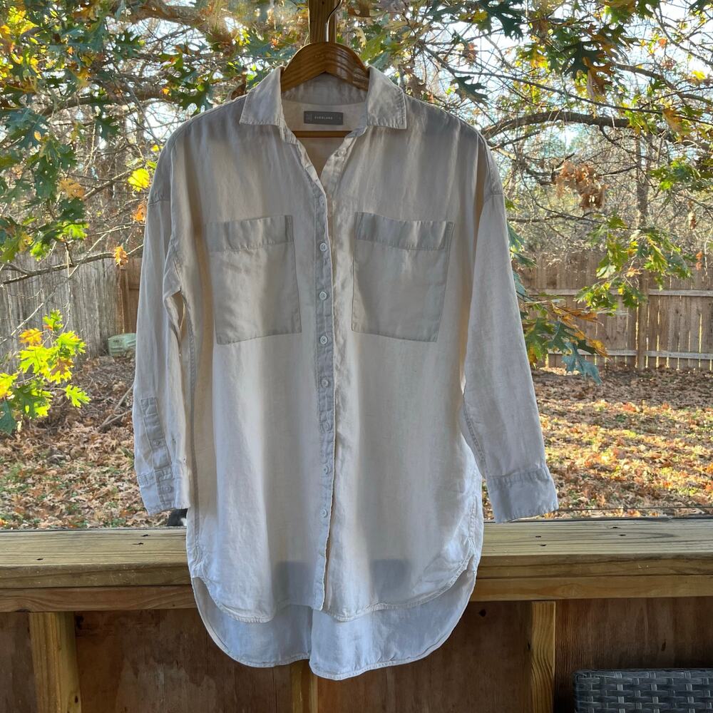 Everlane White Button-Down Shirt